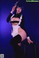 Coser@Potato Godzilla: Maid Raiden Shogun (17 photos)